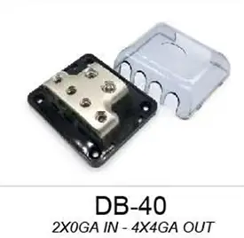 Multi-wire Distribution Block Tinned-copper Current Distributor